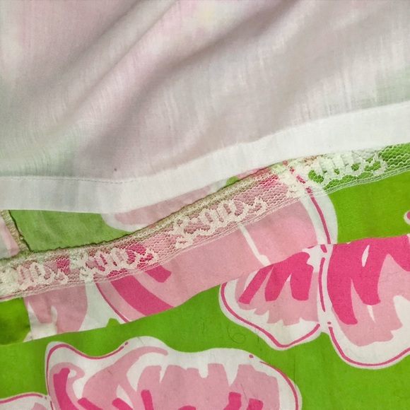 Lilly Pulitzer “Maui Punch” Vintage Butterfly Hibiscus Maxi Skirt Small - Picture 7 of 9